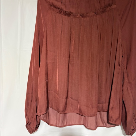 Evereve Rust Ruffle Blouse - Picture 7 of 12